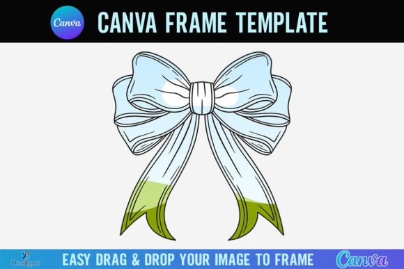 Coquette Bow Canva Frame Template Ribbon: A Designer's Guide