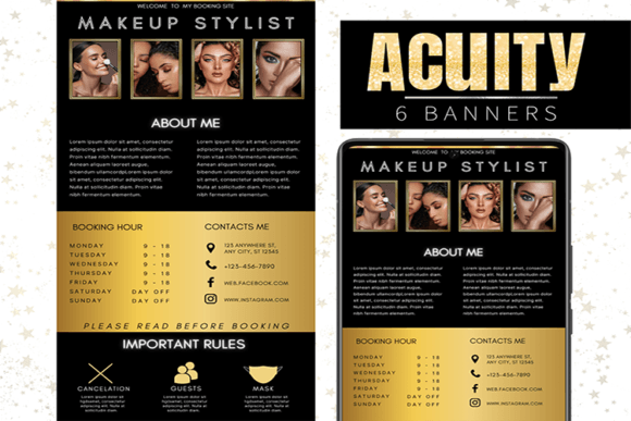 Elevate Your Brand with Acuity Scheduling Canva Templates