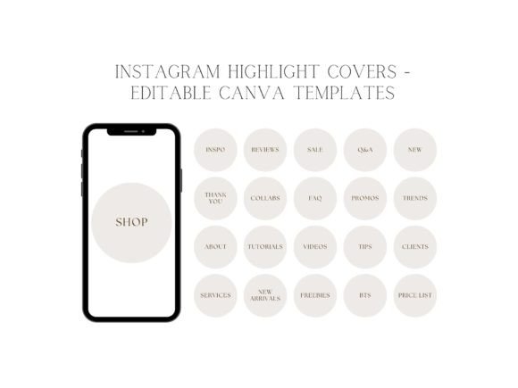 Elevate Your Brand with Minimalist Instagram Highlight Cover Templates