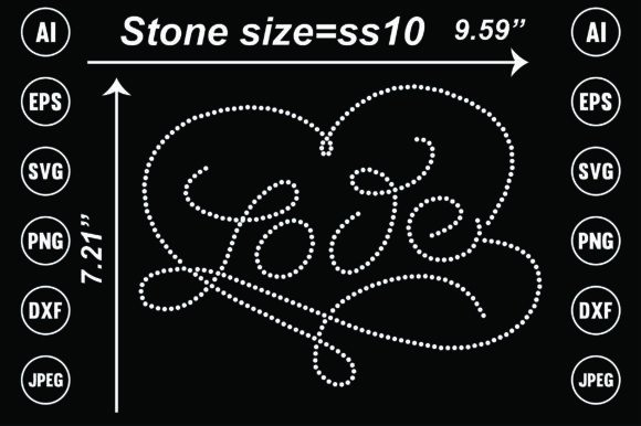 Exploring the (love ) Rhinestone Templates Design