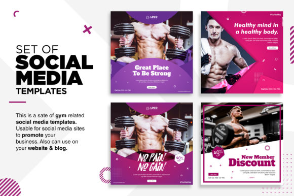 Gym Social Media Post Templates: Elevate Your Brand