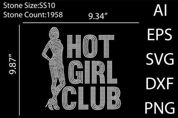 Hot Girl Club Rhinestone Templates: A Designer's Go-To for Edgy Branding