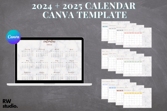 Master Your Schedule: The 2024 & 2025 Calendar Canva Template