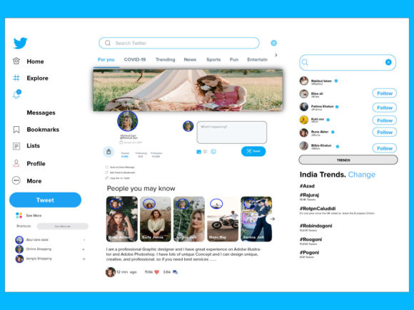 Modernize Your Brand with Twitter Redesign Landing Page Templates