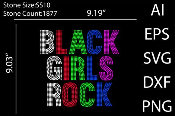 Unleash Creativity with Black Girls Rock Rhinestone Templates