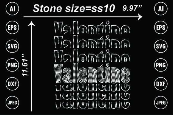 Valentine Rhinestone Templates: A Creative Sparkle for Your Projects