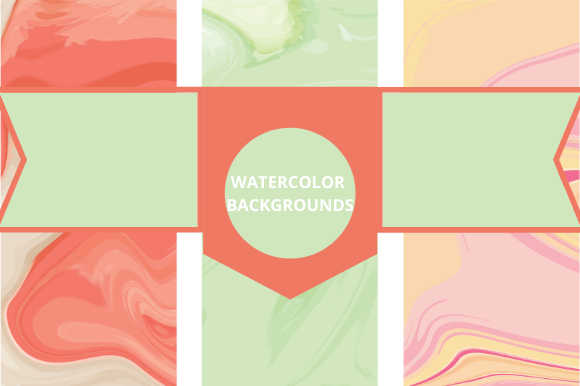 Watercolor Background Graphic Templates: Versatile Design Assets
